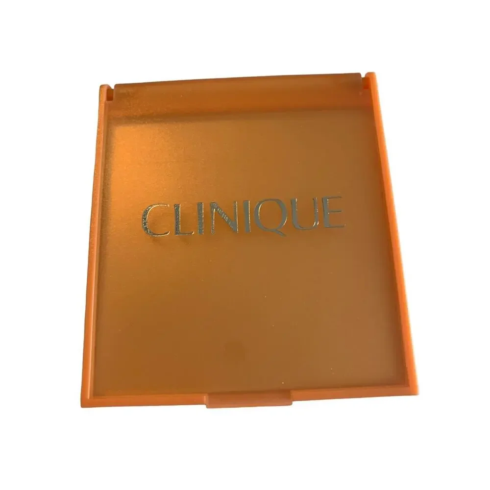Vintage Clinique PINK PEACH Compact‎ Mirror Travel Foldable Promo
